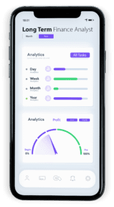 Customer finance app visualization