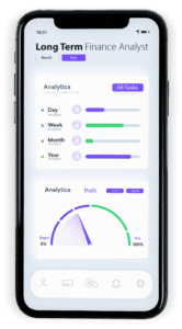 Customer finance app visualization